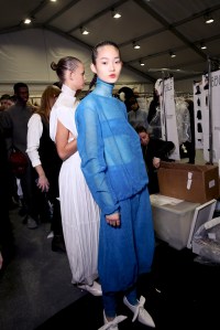 Backstage at Jil Sander RTW Fall 2018