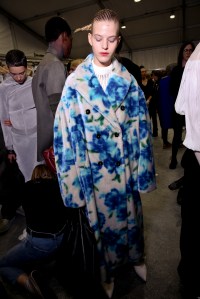 Backstage at Jil Sander RTW Fall 2018