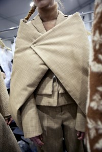 Backstage at Jil Sander RTW Fall 2018