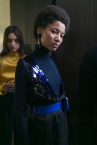 Backstage at Lanvin RTW Fall 2018