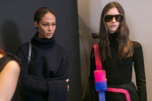 Backstage at Lanvin RTW Fall 2018