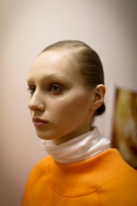 Backstage at Lucio Vanotti RTW Fall 2018