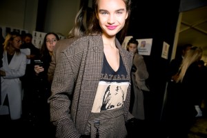 Backstage at Max Mara RTW Fall 2018