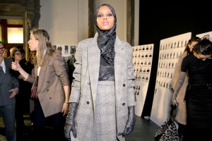 Backstage at Max Mara RTW Fall 2018