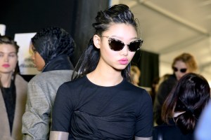 Backstage at Max Mara RTW Fall 2018