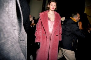 Backstage at Max Mara RTW Fall 2018