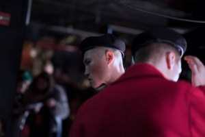 Backstage at Ovadia and Sons Men's Fall 2018