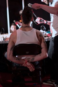 Backstage at Ovadia and Sons Men's Fall 2018