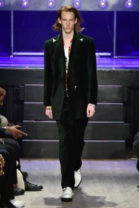 Model on the catwalk
Ovadia & Sons show, Runway, Fall Winter 2018, New York Fashion Week Men's, USA - 05 Feb 2018