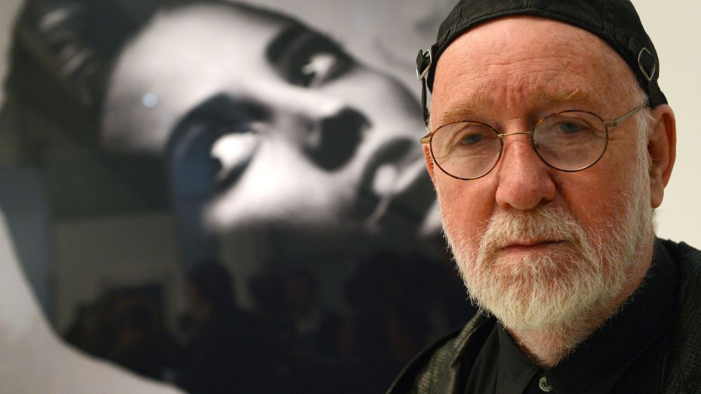 GERMANY OUTMandatory Credit: Photo by Marcus Brandt/Epa/REX/Shutterstock (8237701b)Scottish-born Photographer Albert Watson Poses in Front of One of His Artworks During a Preview of the Exhibition 'Albert Watson - Visions Feat Cotton Made in Africa' at Haus Der Photographie in Hamburg Germany 13 September 2012 the Exhibition Opens to the Public From 14 September 2012 to 06 January 2013 Germany HamburgGermany Photography - Sep 2012