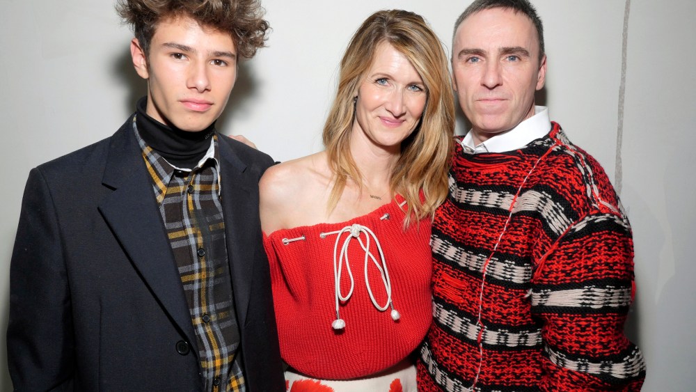 Laura Dern and Ellery Harper and Raf Simons in the front rowCalvin Klein show, Backstage, Fall Winter 2018, New York Fashion Week, USA - 13 Feb 2018