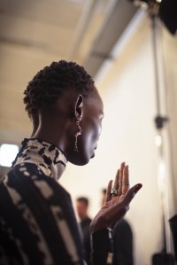 Backstage at Roberto Cavalli RTW Fall 2018