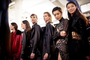 Backstage at Roberto Cavalli RTW Fall 2018