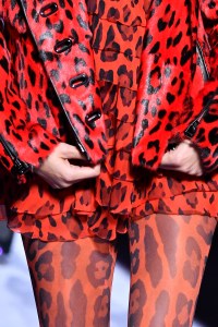 A detail of Tom Ford RTW Fall 2018