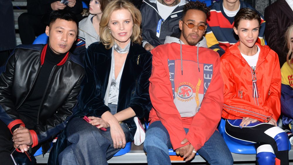 Shawn Yue, Eva Herzigova, Lewis Hamilton, Ruby Rose and Sabrina Carpenter