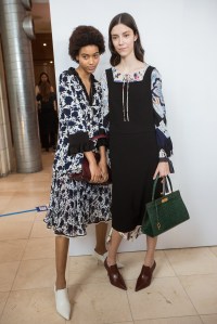 Backstage at Tory Burch RTW Fall 2018
