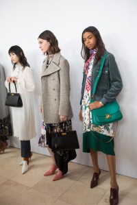 Backstage at Tory Burch RTW Fall 2018