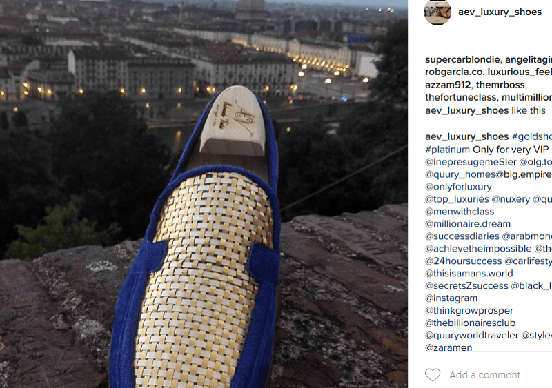 These Shoes Are Made of 24-Carat Gold