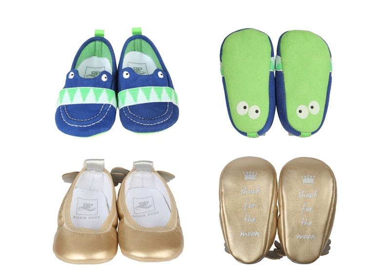 Rosie Pope Introduces Baby Shoe and Hosiery Line Spring ’16