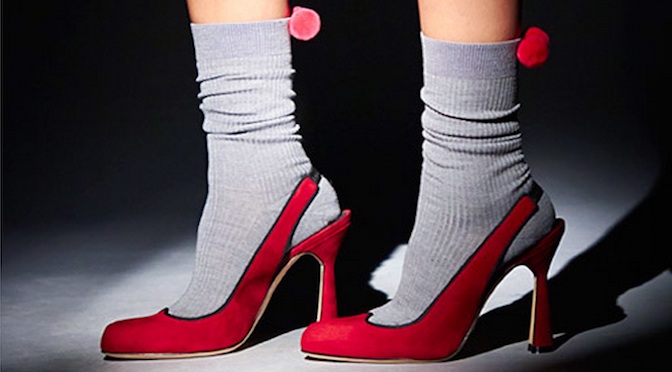 Perfect Pair: Manolo Blahnik and Falke Launch Unisex Sock Line