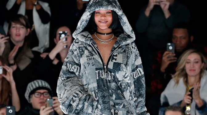Rihanna Debuts Gothic, Japanese-Inspired Puma Collection NYFW
