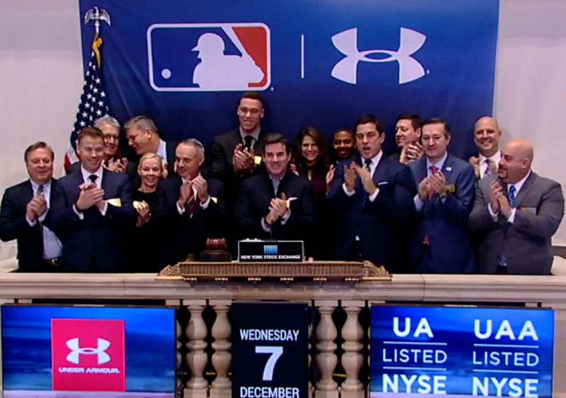 Under Armour Rings MLB Deal NYSE