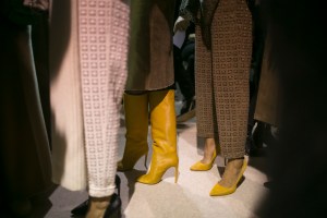 Backstage at Akris RTW Fall 2018