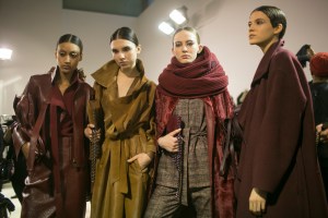 Backstage at Akris RTW Fall 2018