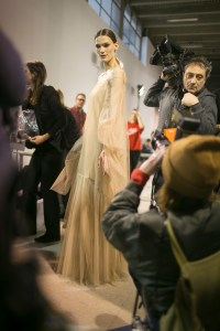 Backstage at Akris RTW Fall 2018