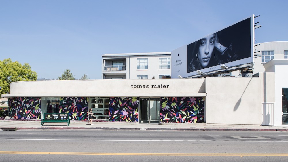 Tomas Maier Melrose Avenue pop-up.