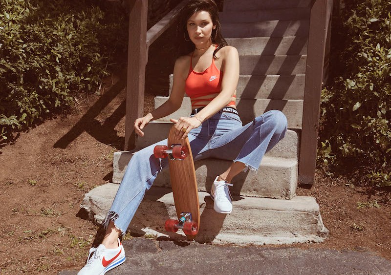 Bella Hadid Stars 45th Anniversary Campaign Nike’s Cortez