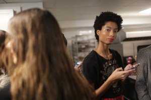 Backstage at Each X Other RTW Fall 2018
