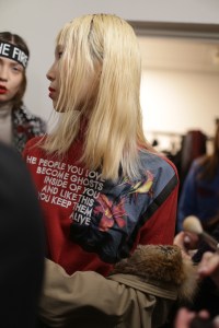 Backstage at Each X Other RTW Fall 2018