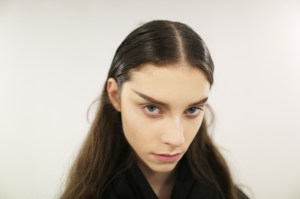 Backstage at Olivier Theyskens RTW Fall 2018