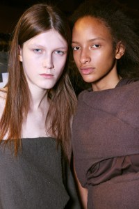 Backstage at Rick Owens RTW Fall 2018