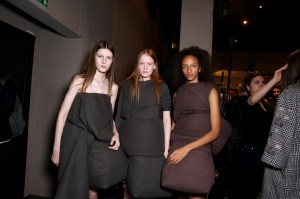 Backstage at Rick Owens RTW Fall 2018