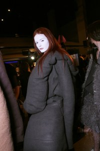 Backstage at Rick Owens RTW Fall 2018