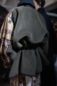 Backstage at Sacai RTW Fall 2018
