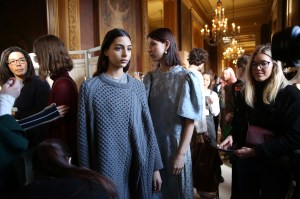 Backstage at Stella McCartney RTW Fall 2018