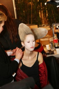 Backstage at Thom Browne RTW Fall 2018