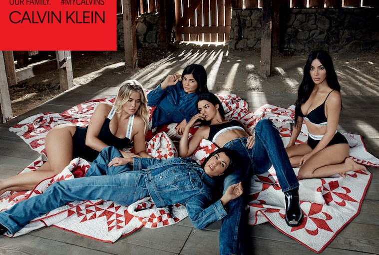 The Kardashian and Jenner Sisters Pose Calvin Klein