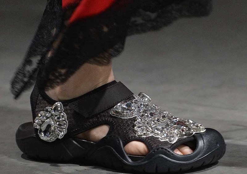 Crocs & Christopher Kane Debut Glam Runway Collaboration