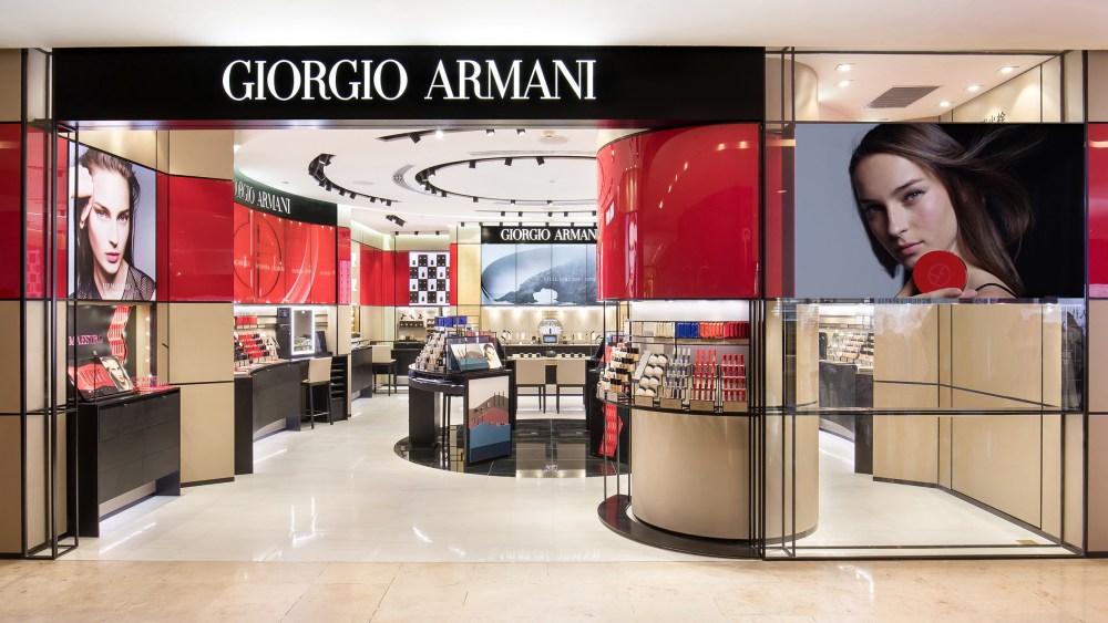 A Giorgio Armani Beauté boutique