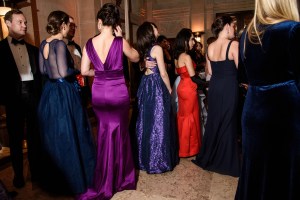 The scene at the Frick.