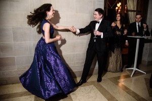 The scene at the Frick.