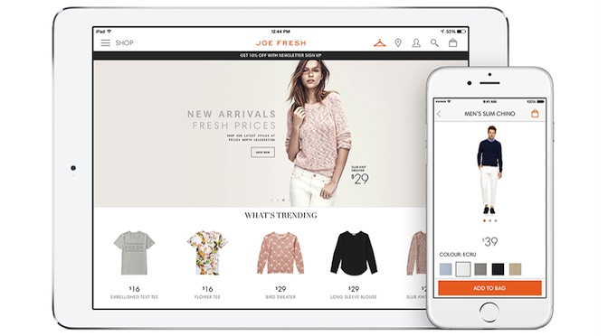 Joe Fresh Goes Mobile