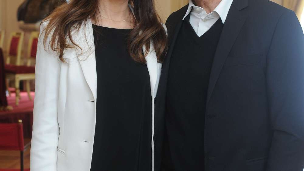 Livia Firth and Carlo Capasa