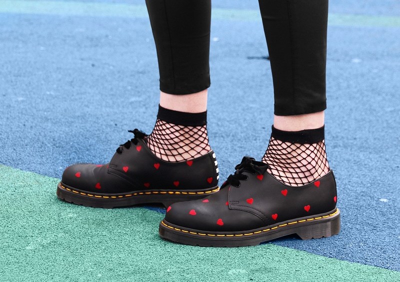Edgy Meets Feminine Dr. Martens x Lazy Oaf Collab