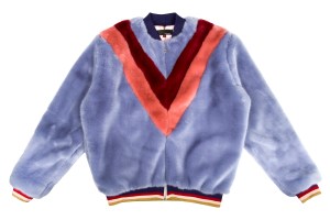 A Mosaert fake fur bomber jacket