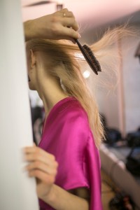 Backstage at Poiret RTW Fall 2018
